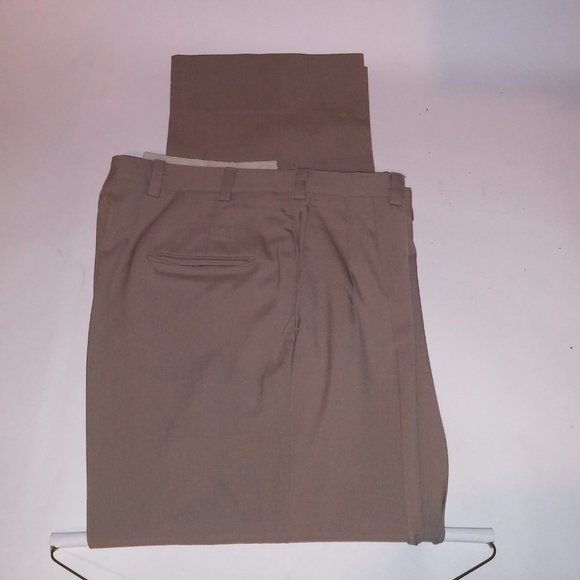 Vintage Dayton Hudson Suit Mens 2 Piece‎ Beige Solid 2 Button Front Long Sleeve - Picture 6 of 16